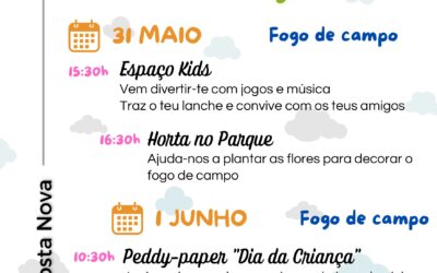 DIA DAS CRIANÇAS – COSTA NOVA – 31/MAIO/ E 01/JUNHO/2025