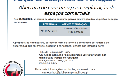 Abertura de Concurso para Exploração de Espaços Comerciais – Ferragudo
