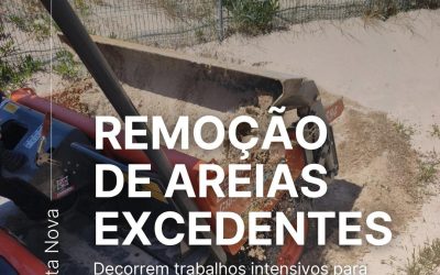 Costa Nova – Remoção de Areias Excedentes