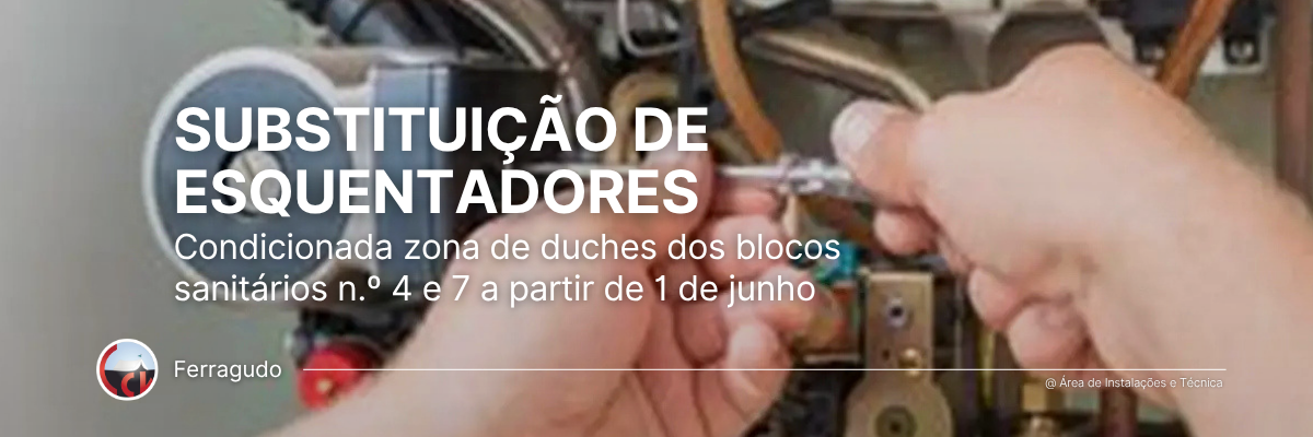 Ferragudo - Substituição dos esquentadores
