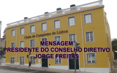 Mensagem do Presidente do Conselho Diretivo, Jorge Freitas