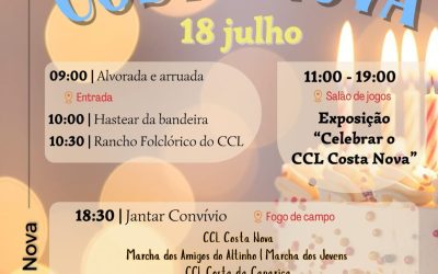 48º Aniversário do Parque de Costa Nova